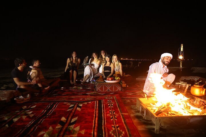 Overnight Desert Safari Dubai with Private Tent and Hot BBQ Dinner